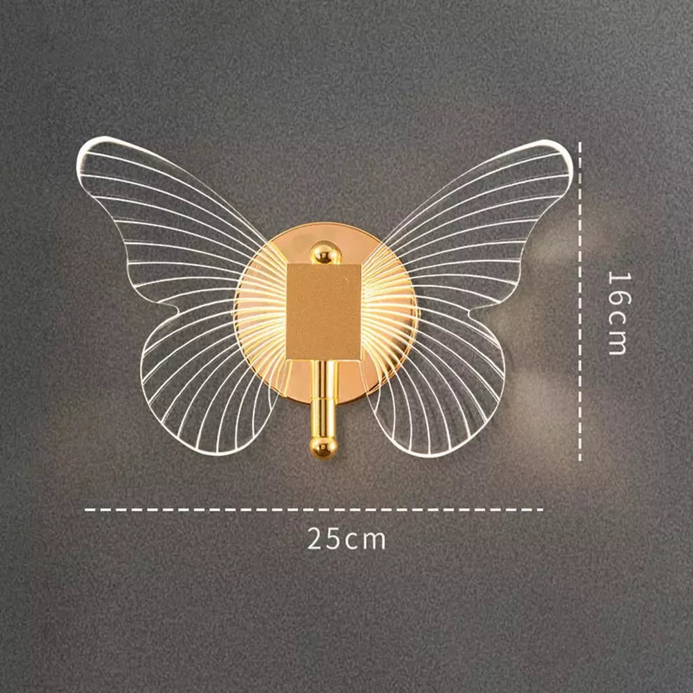 APLIQUE DE PARED LED MARIPOSA.