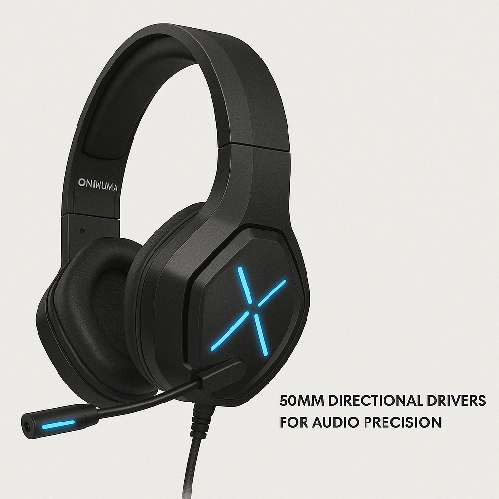AUDIFONOS GAMER ONIKUMA X9 CON MICROFONO.