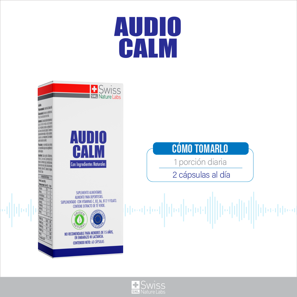 AUDIO CALM SUPLEMENTO PARA EL TINNITUS.