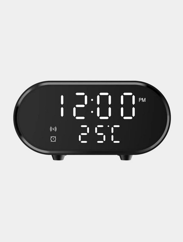 RELOJ DESPERTADOR CARGADOR INALAMBRICO.