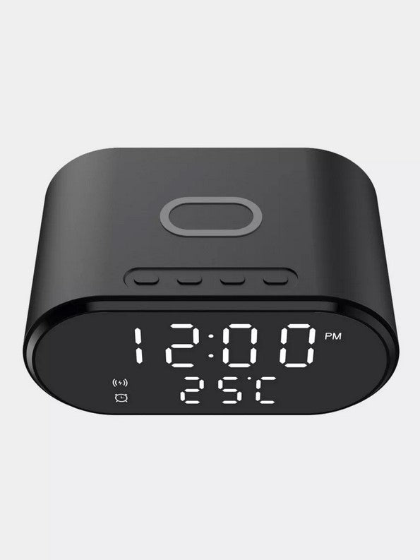 RELOJ DESPERTADOR CARGADOR INALAMBRICO.