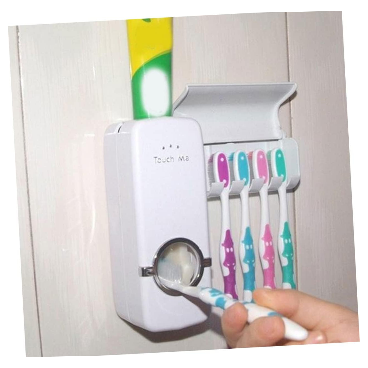 Dispensador Pasta Dental y Portacepillos