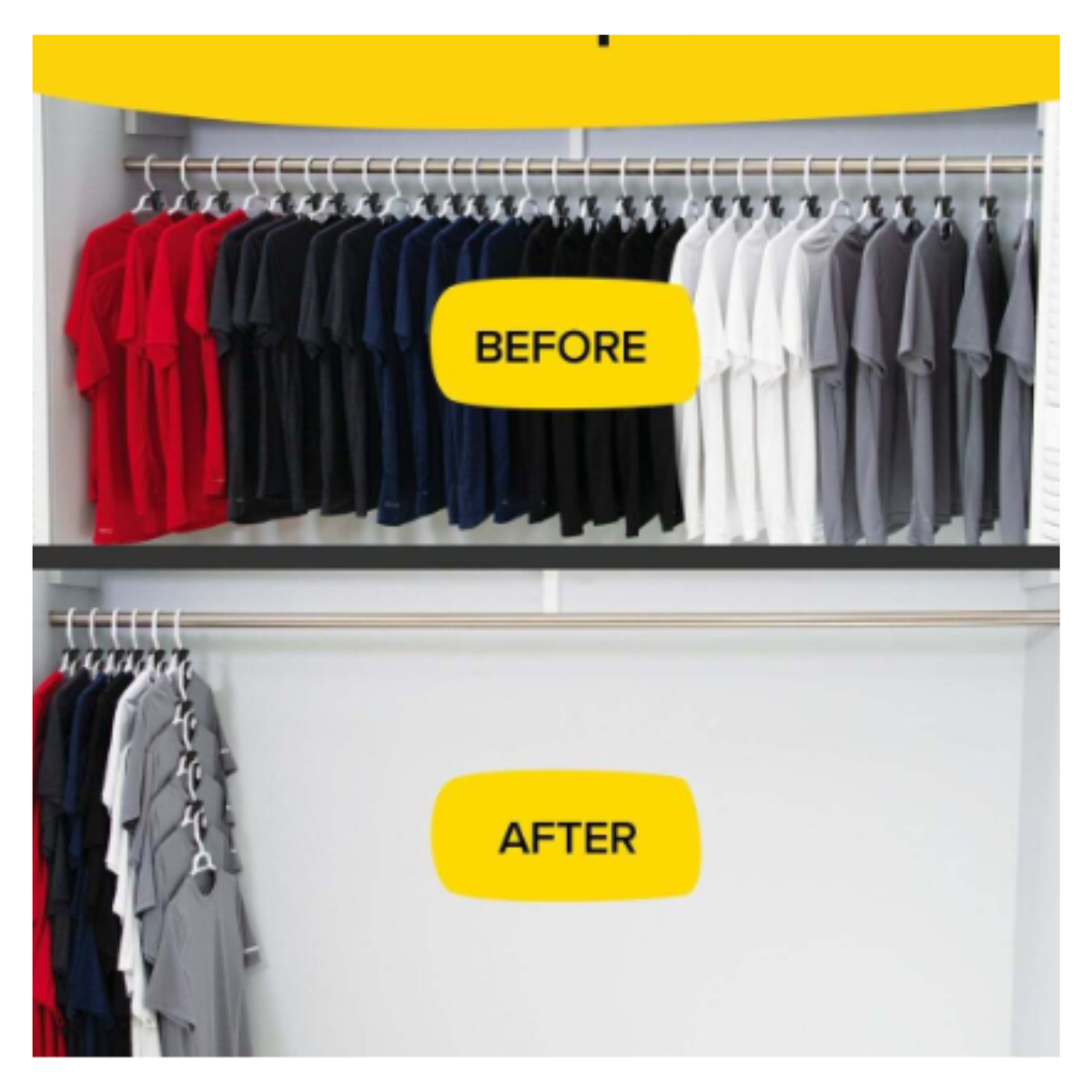 18 Triángulos Espacio para Guardarropa