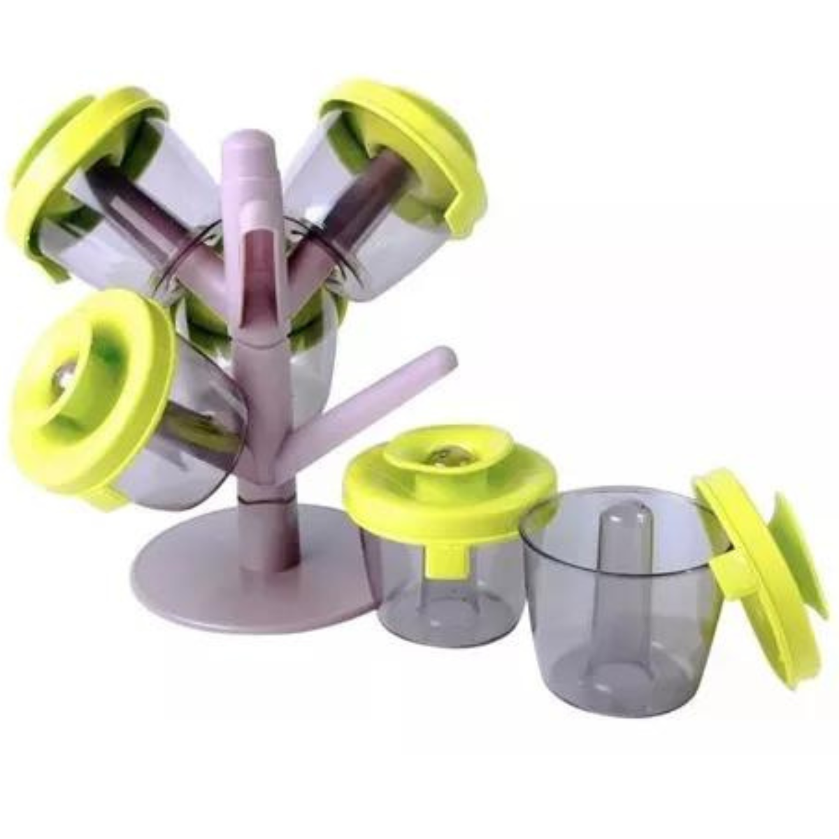 ESPECIERO DE ESTANTES CON FORMA DE ARBOL.