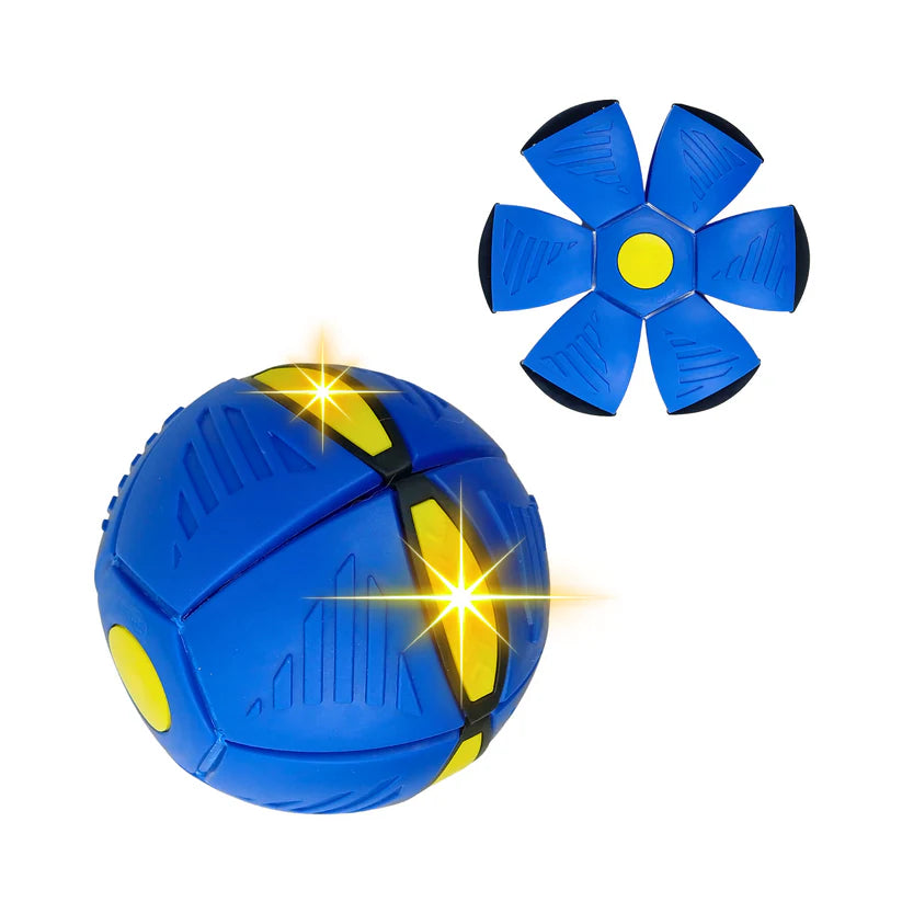 PELOTA PLANA FALT BALL DISCO LED.