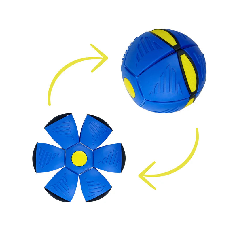 PELOTA PLANA FALT BALL DISCO LED.