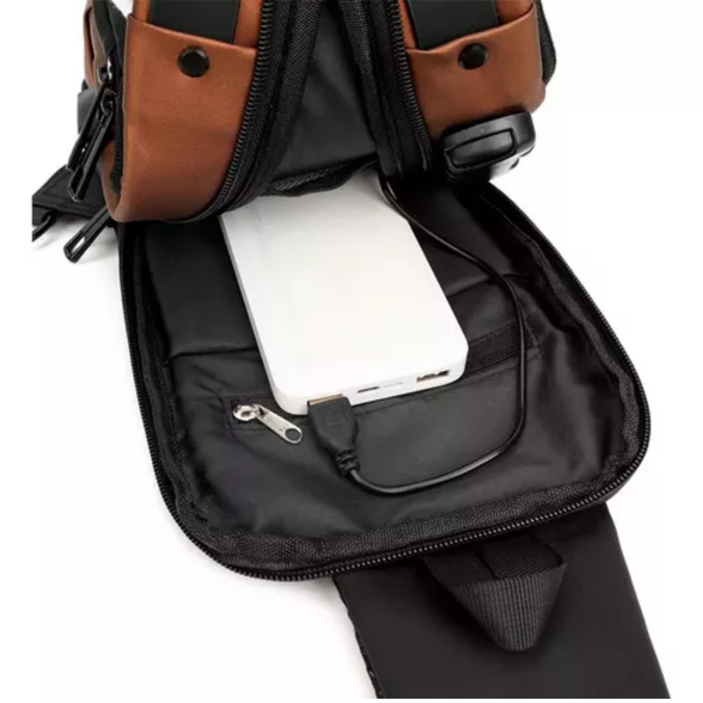 BOLSO BANDOLERA ANTIRROBO IMPERMEABLE.