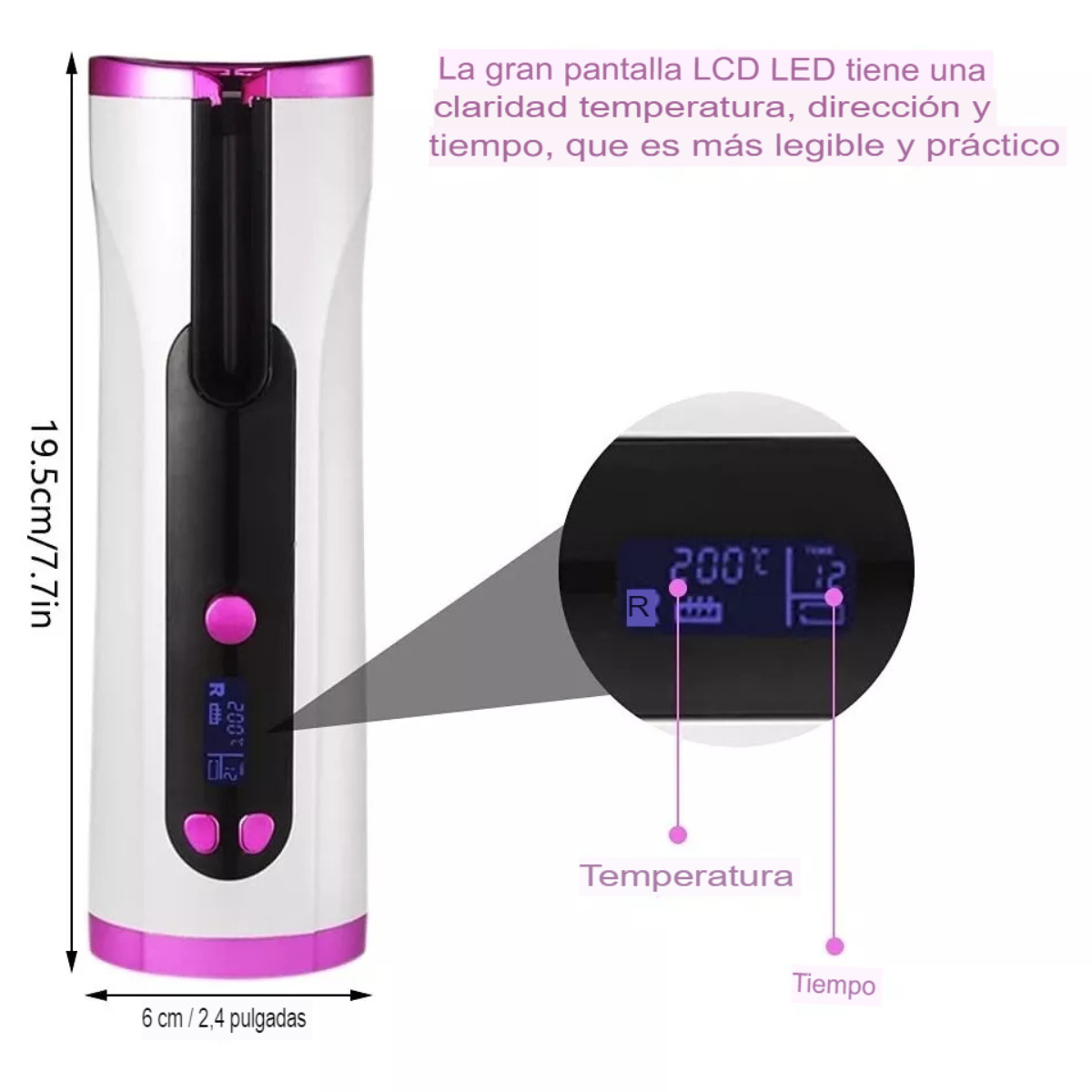 ONDULADORA Y RIZADORA COMPACTA PREMIUM.