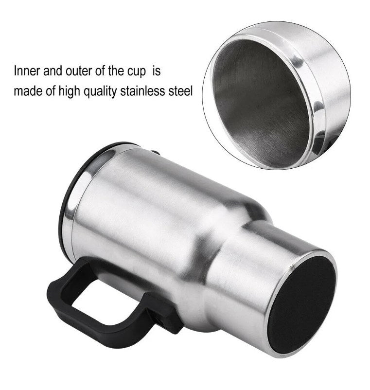 TAZA CALEFACTORA ELECTRICA PARA VEHICULO.