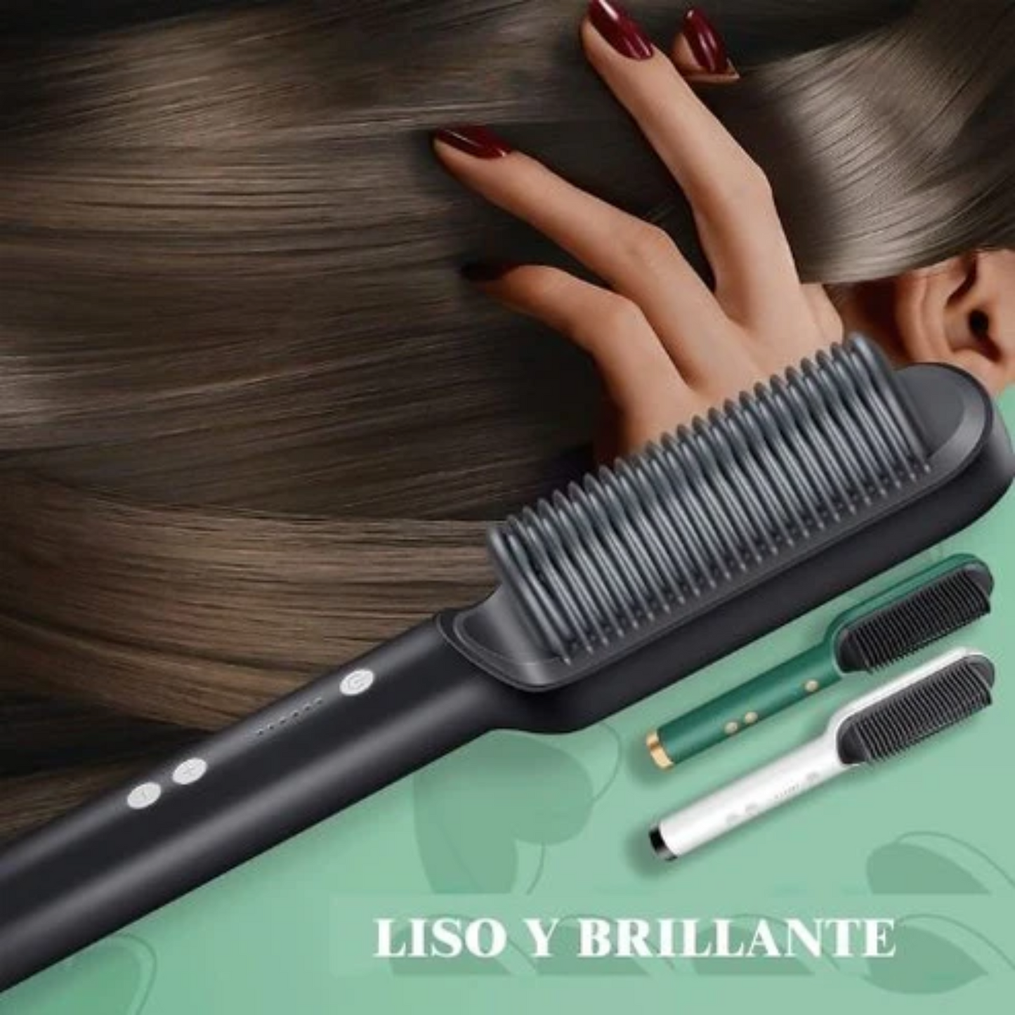 Versatile Straightening & Curling Brush™