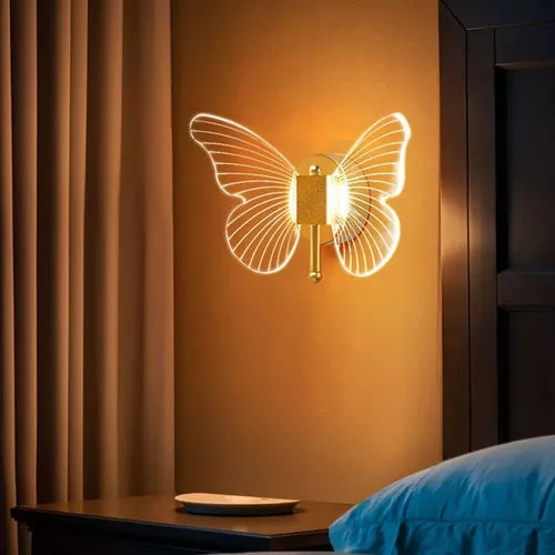 APLIQUE DE PARED LED MARIPOSA.