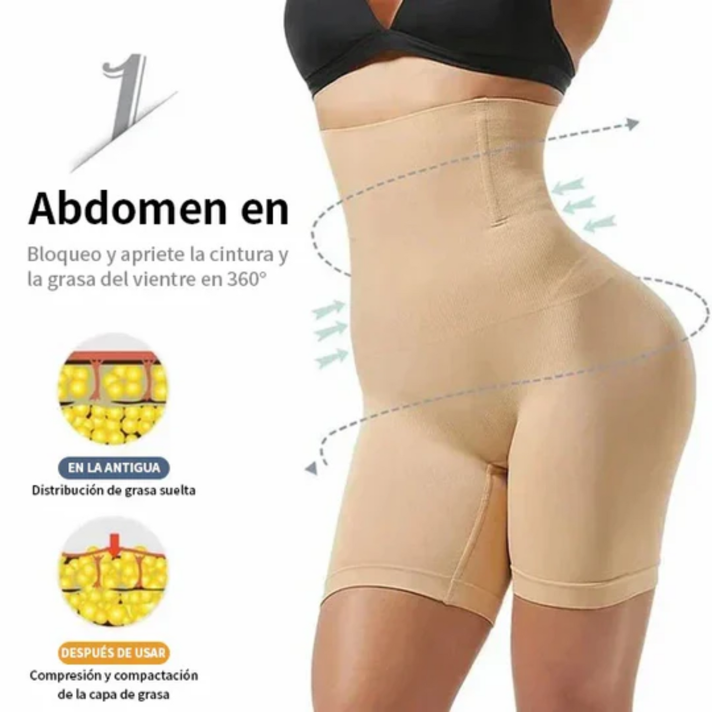 FAJA REDUCTORA MOLDEADORA DE CINTURA.