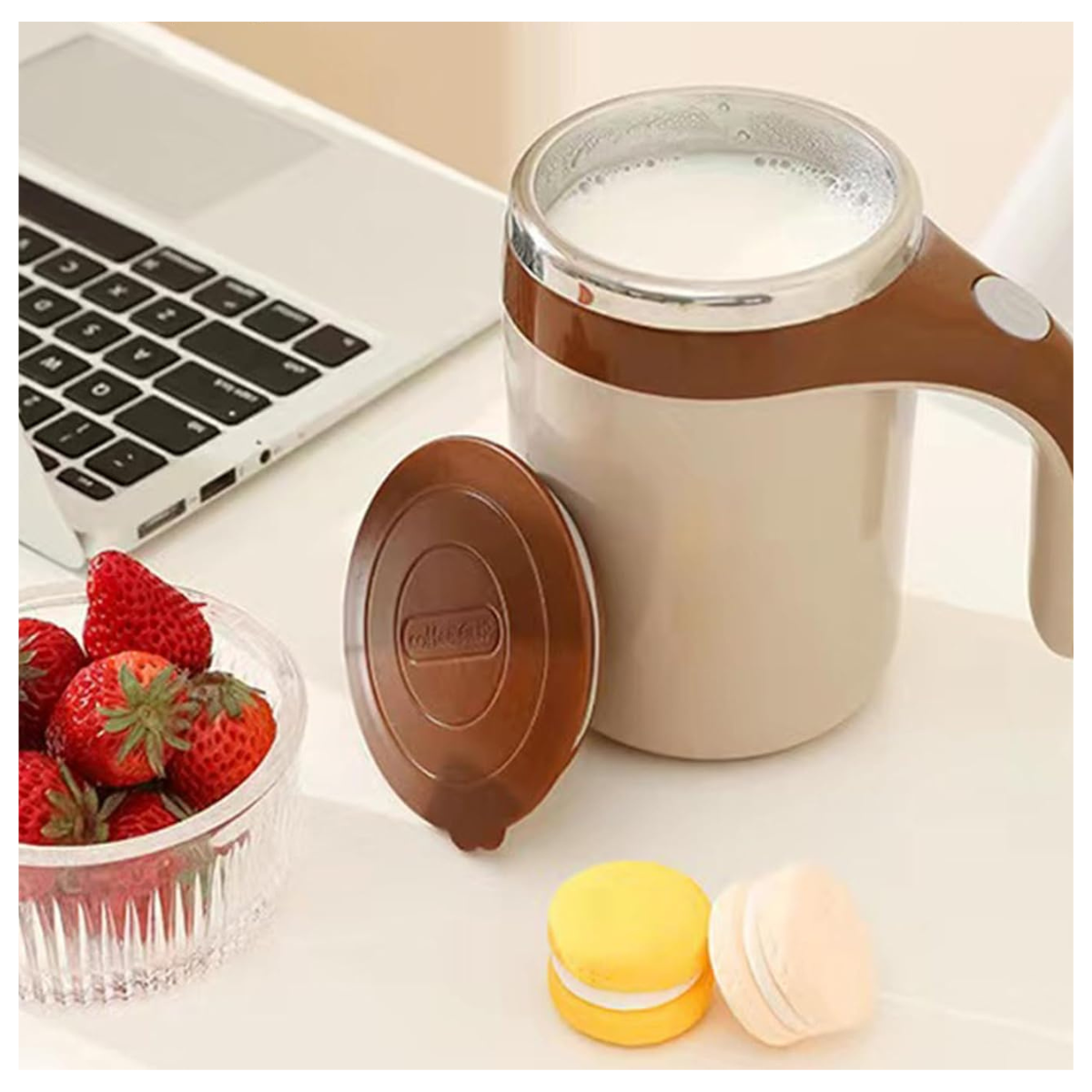 Vaso de Tasa Café Batidora Automático