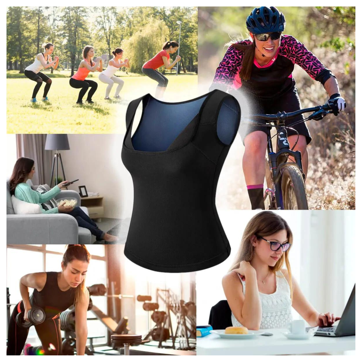 FAJA SAUNA REDUCTORA PARA MUJER.