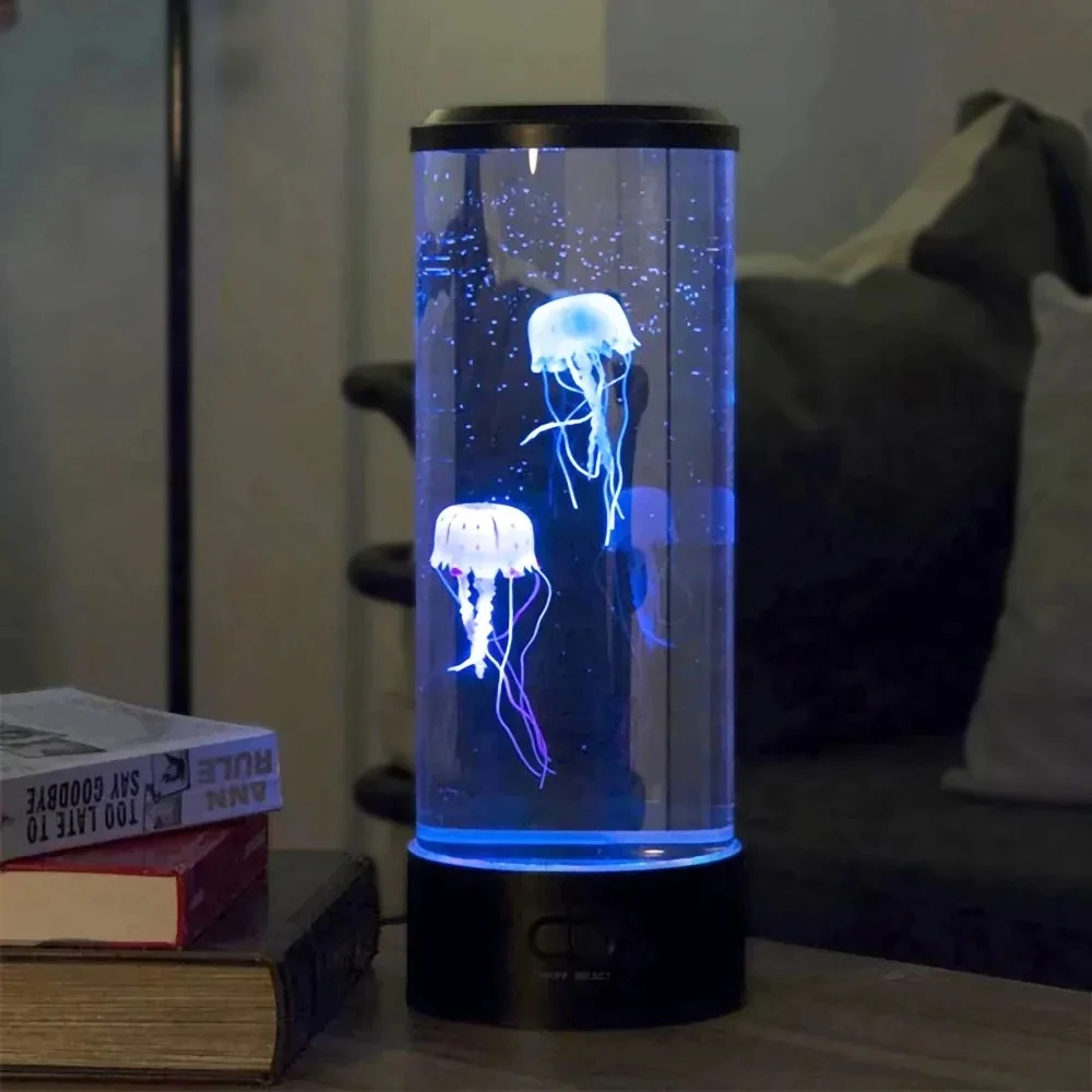 LUZ NOCTURNA CON FORMA DE MEDUSA.