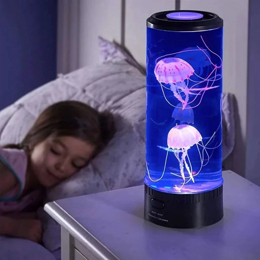 LUZ NOCTURNA CON FORMA DE MEDUSA.