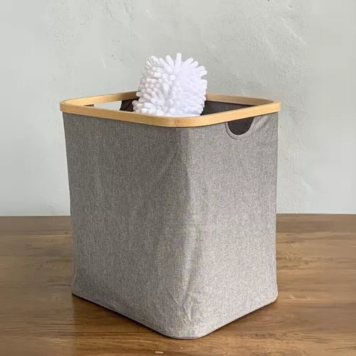 CESTO PLEGABLE RECTANGULAR BAMBU.