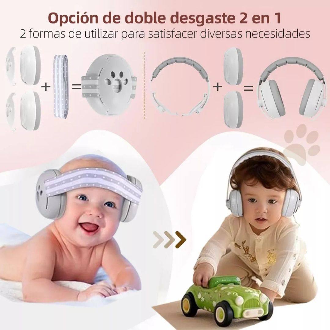 AURICULARES PARA BEBES - CANCELACION DE RUIDOS.