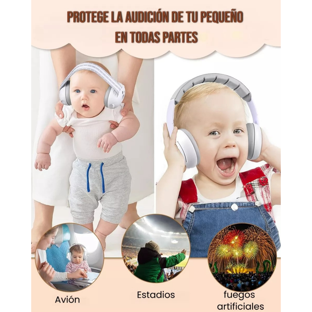 AURICULARES PARA BEBES - CANCELACION DE RUIDOS.
