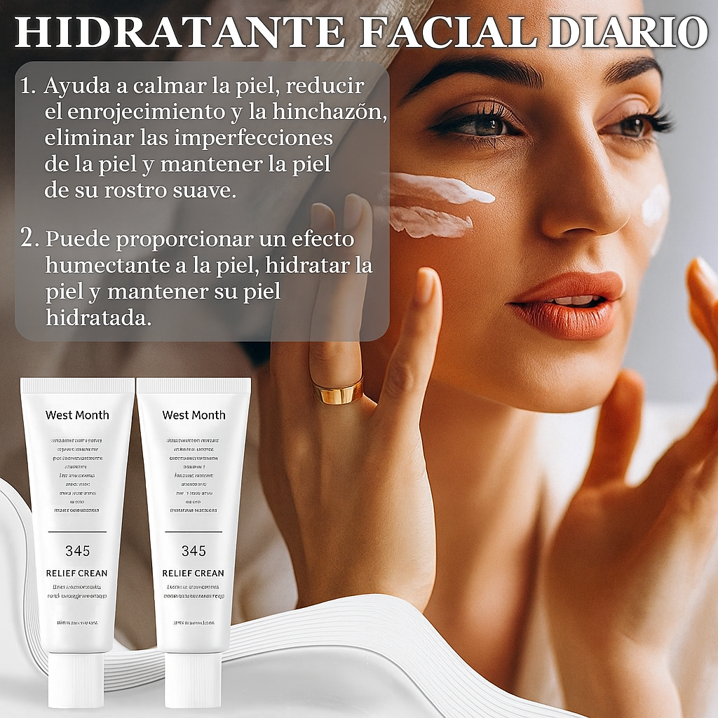 345 RELIEF CREMA REPARADORA HIDRATANTE.