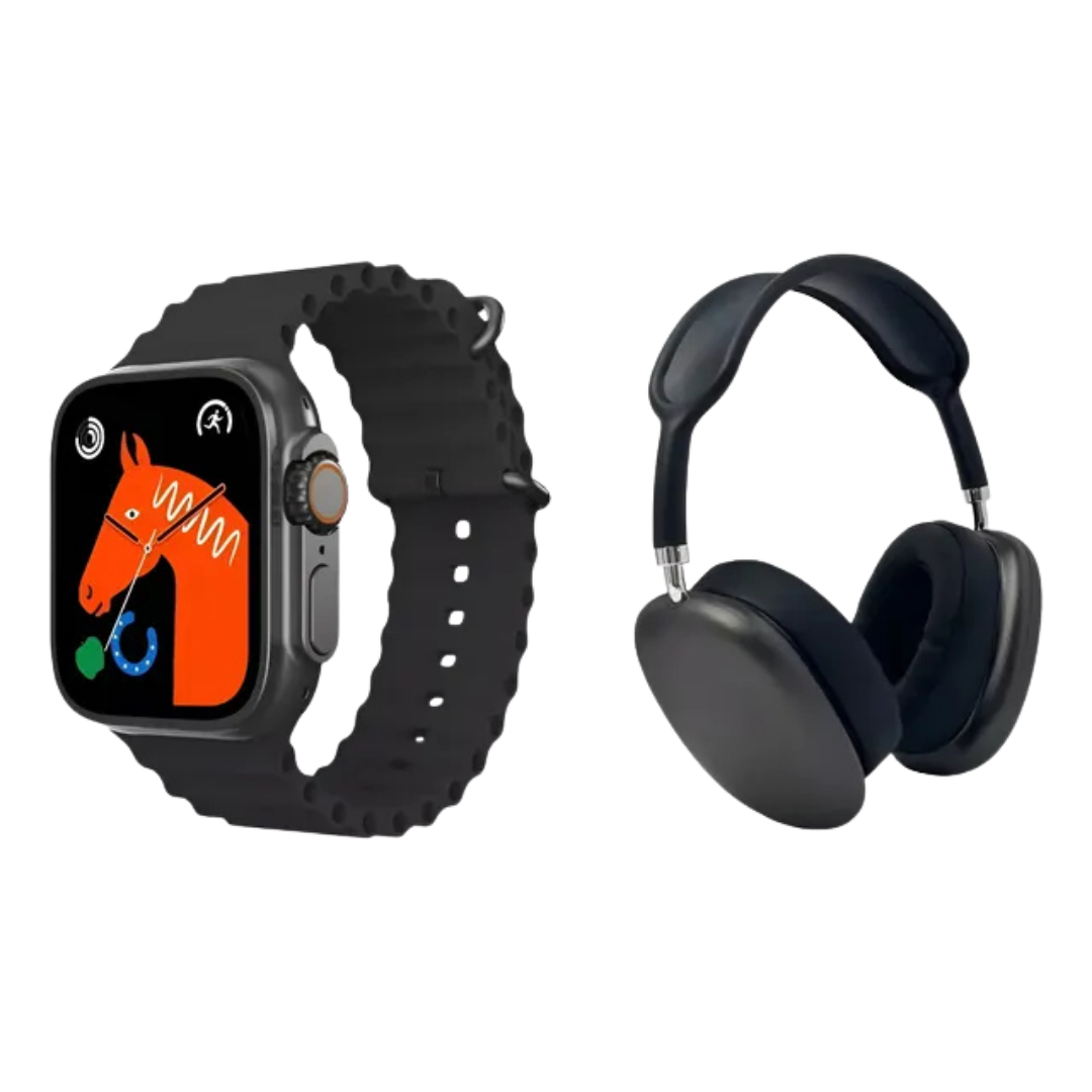 AUDIFONOS P9 ULTRA 2 + SMARTWATCH BIG 2.20