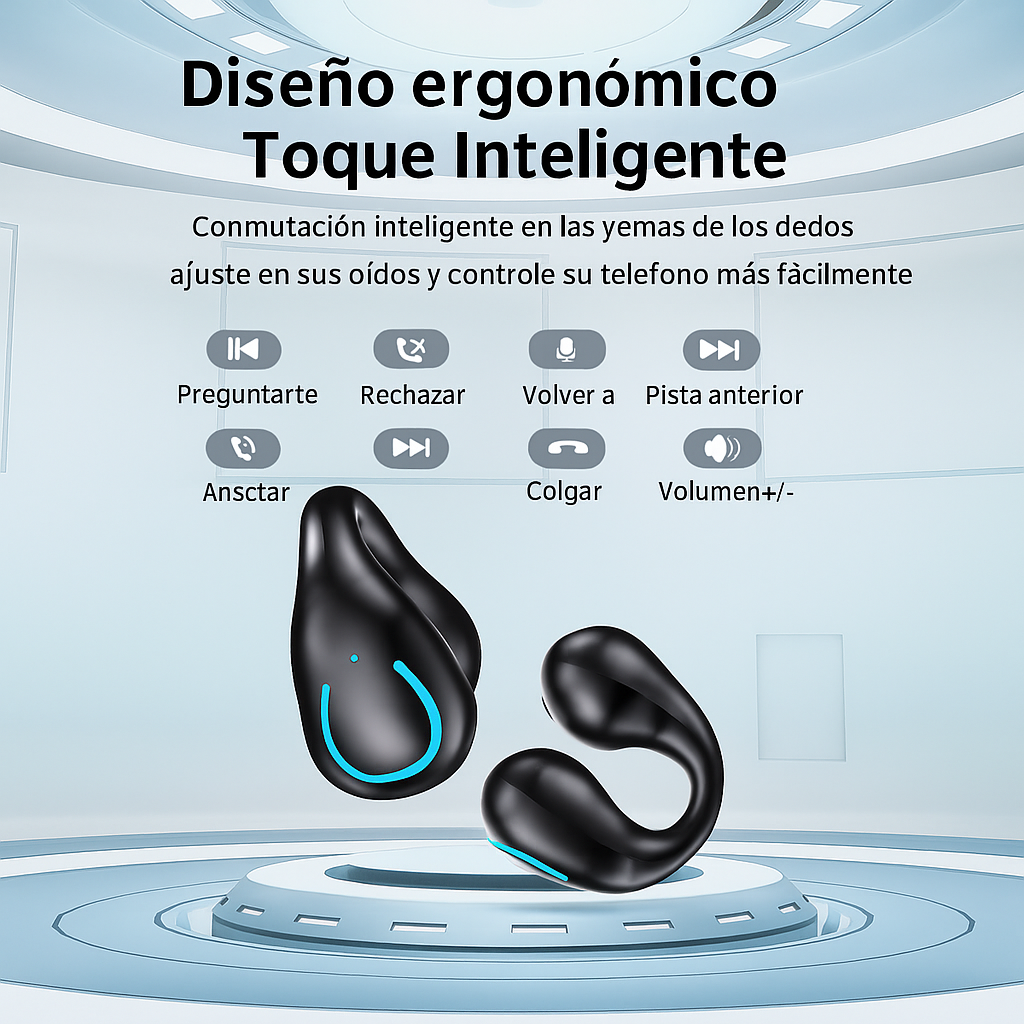 AURICULARES BLUETOOTH CONDUCCION OSEA.