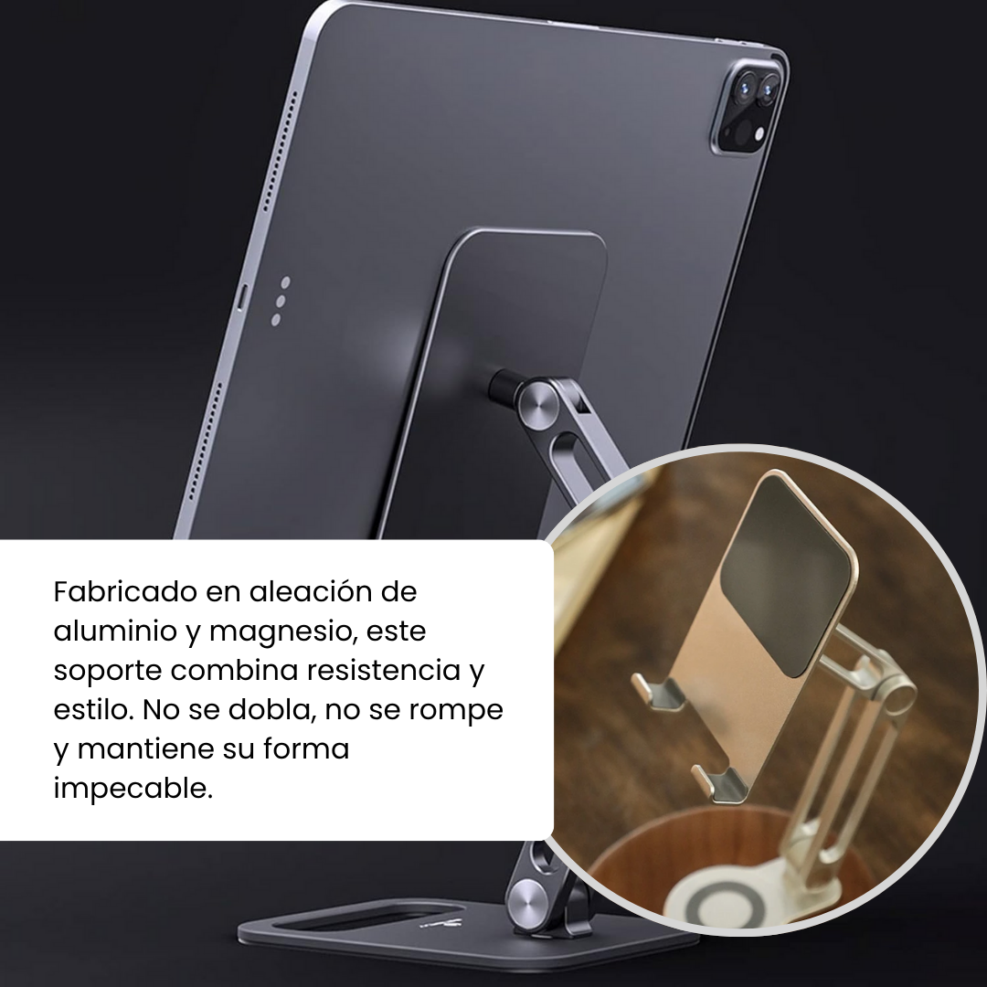 SOPORTE DE CELULAR GIRATORIO 360°.