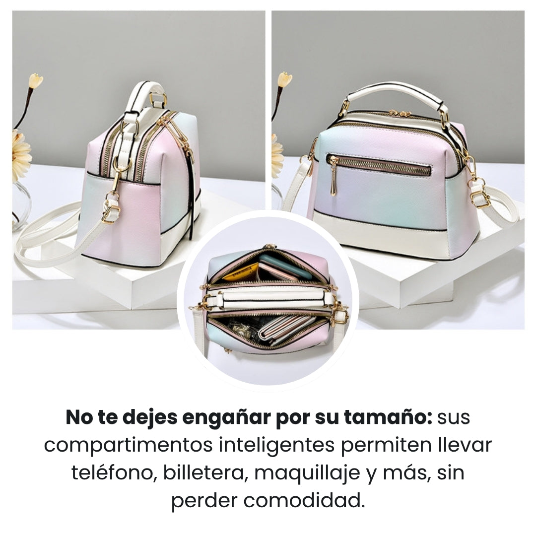 BOLSO PEQUEÑO MULTICOLOR MODERNO.