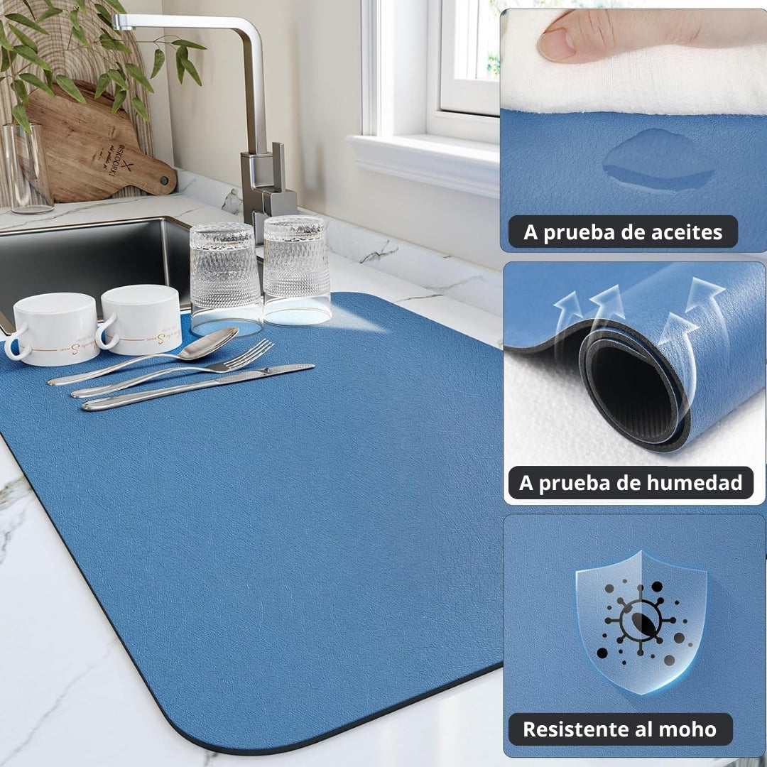 TAPETE ESCURRIDOR ANTIDESLIZANTE COCINA.