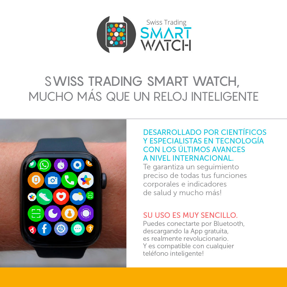 RELOJ SWISS TRADING SMART WATCH.