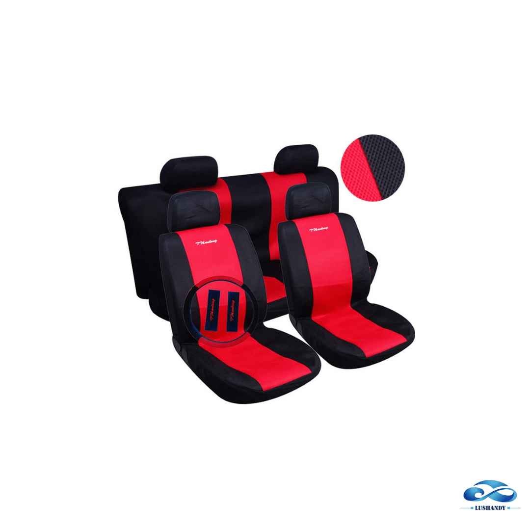 JUEGO FUNDAS DE TELA PARA ASIENTO DE AUTO.