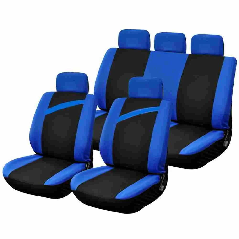 JUEGO FUNDAS DE TELA PARA ASIENTO DE AUTO.