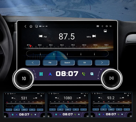 RADIO AUTO 10.1 DUAL KNOB CARPLAY.