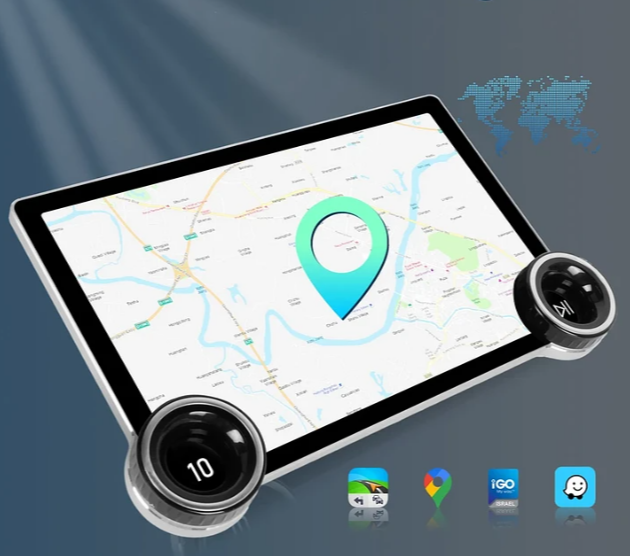 RADIO AUTO 10.1 DUAL KNOB CARPLAY.