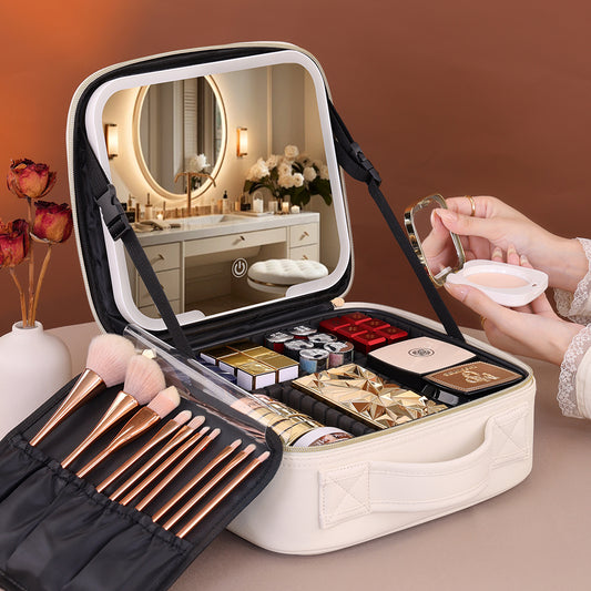 CAJA DE MAQUILLAJE LUMINOSA.