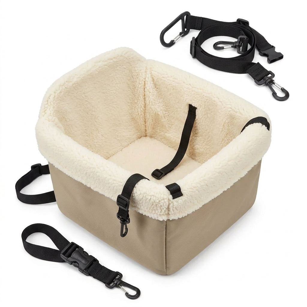 ASIENTO DE CARRO PARA MASCOTAS PREMIUM.