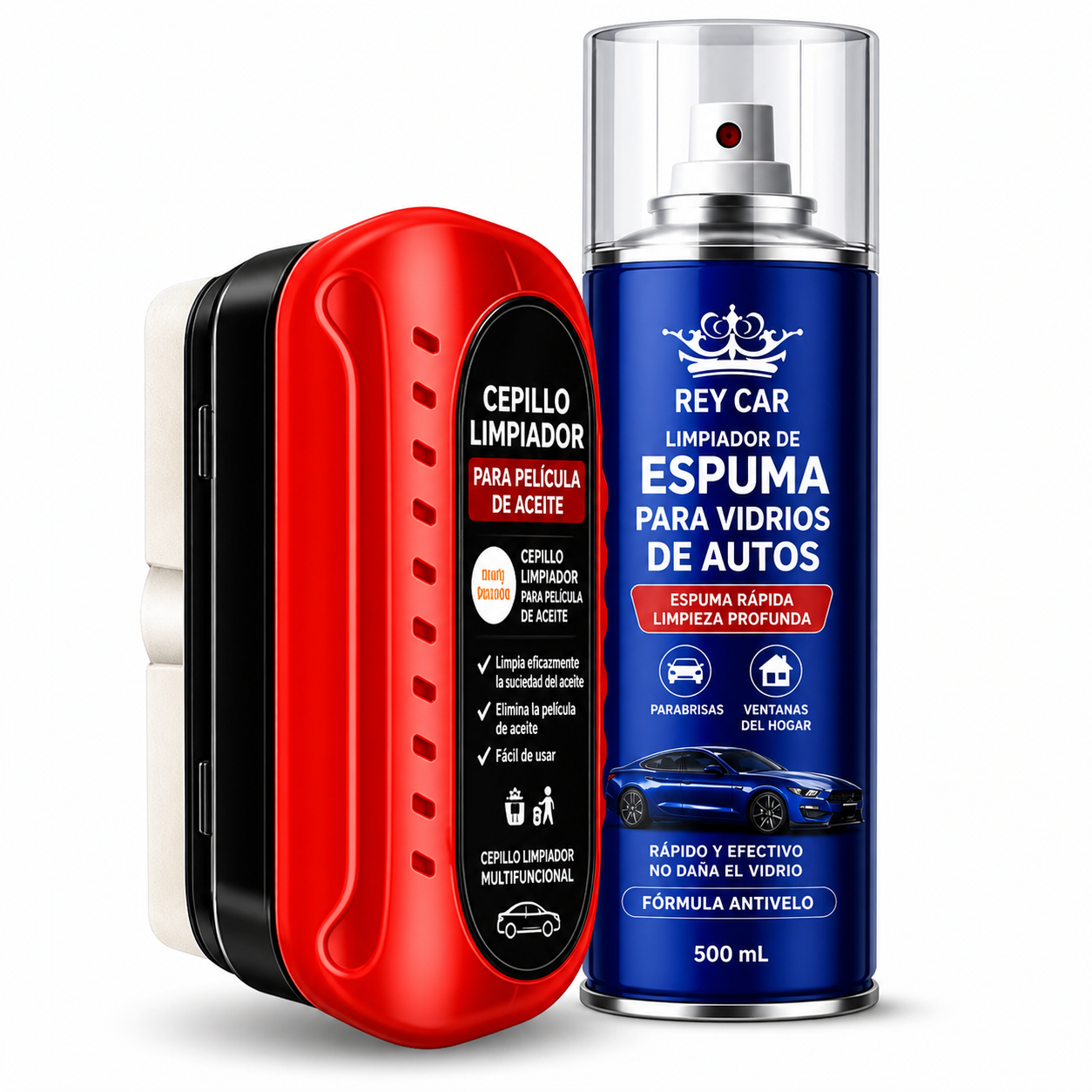 PACK CEPILLO + ESPUMA ANTIEMPAÑANTE