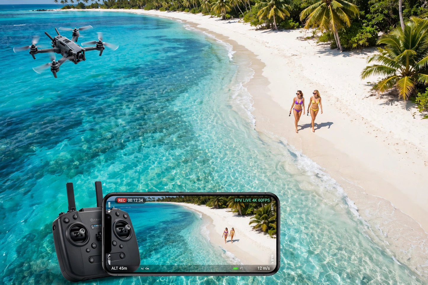 PACK 2UN DRONE DUAL CAMERA 4K 998 PRO.