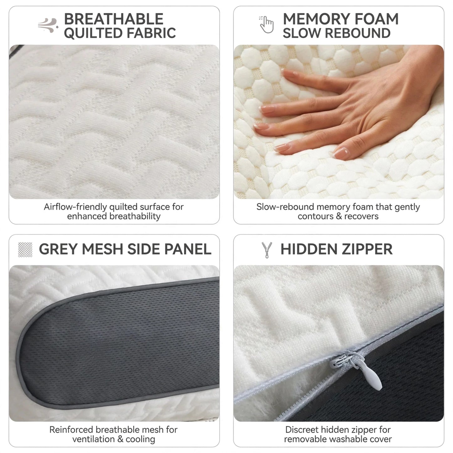 ALMOHADA CERVICAL ERGONOMICA 1 PCS.