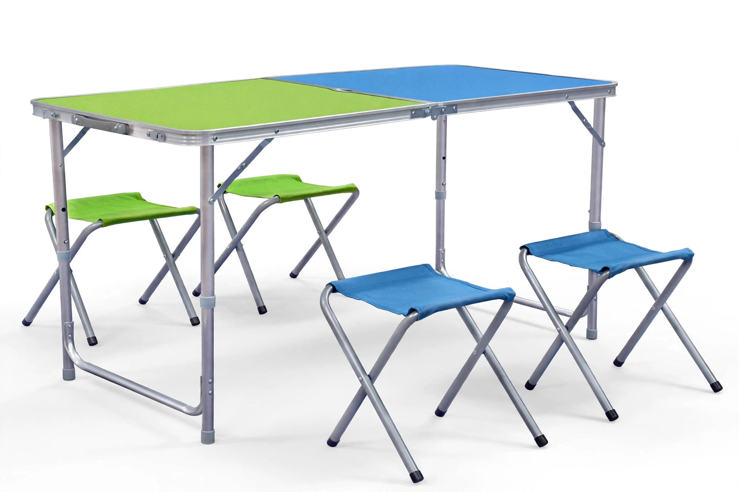 MESA PLEGABLE CON 4 SILLAS.