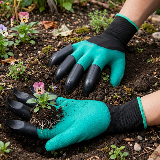 GUANTES PARA JARDIN CON GARRAS.
