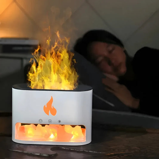 HUMIDIFICADOR CHIMENEA PIEDRAS DE SAL.