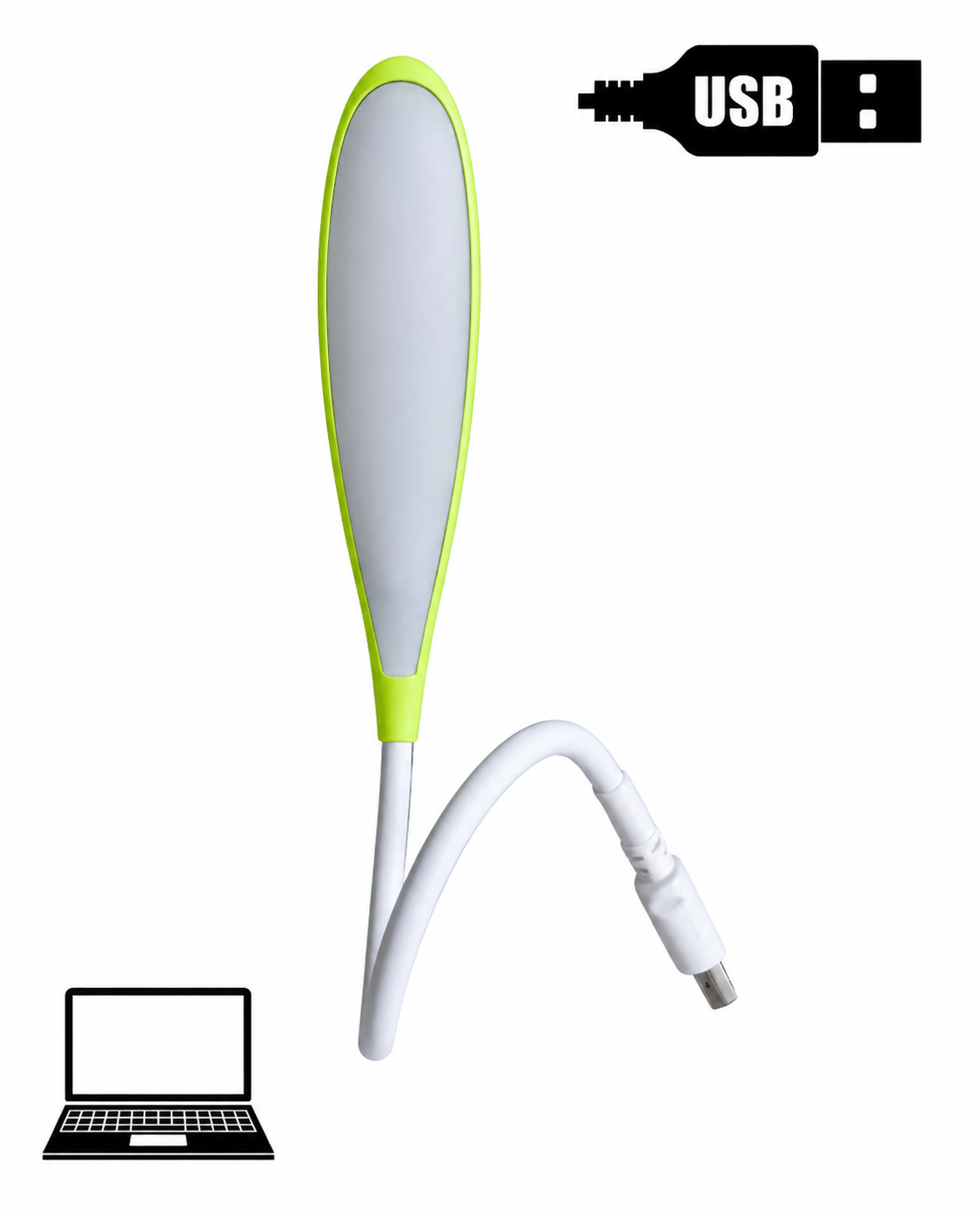 LUZ LED DE LECTURA USB FLEXIBLE PORTATIL.